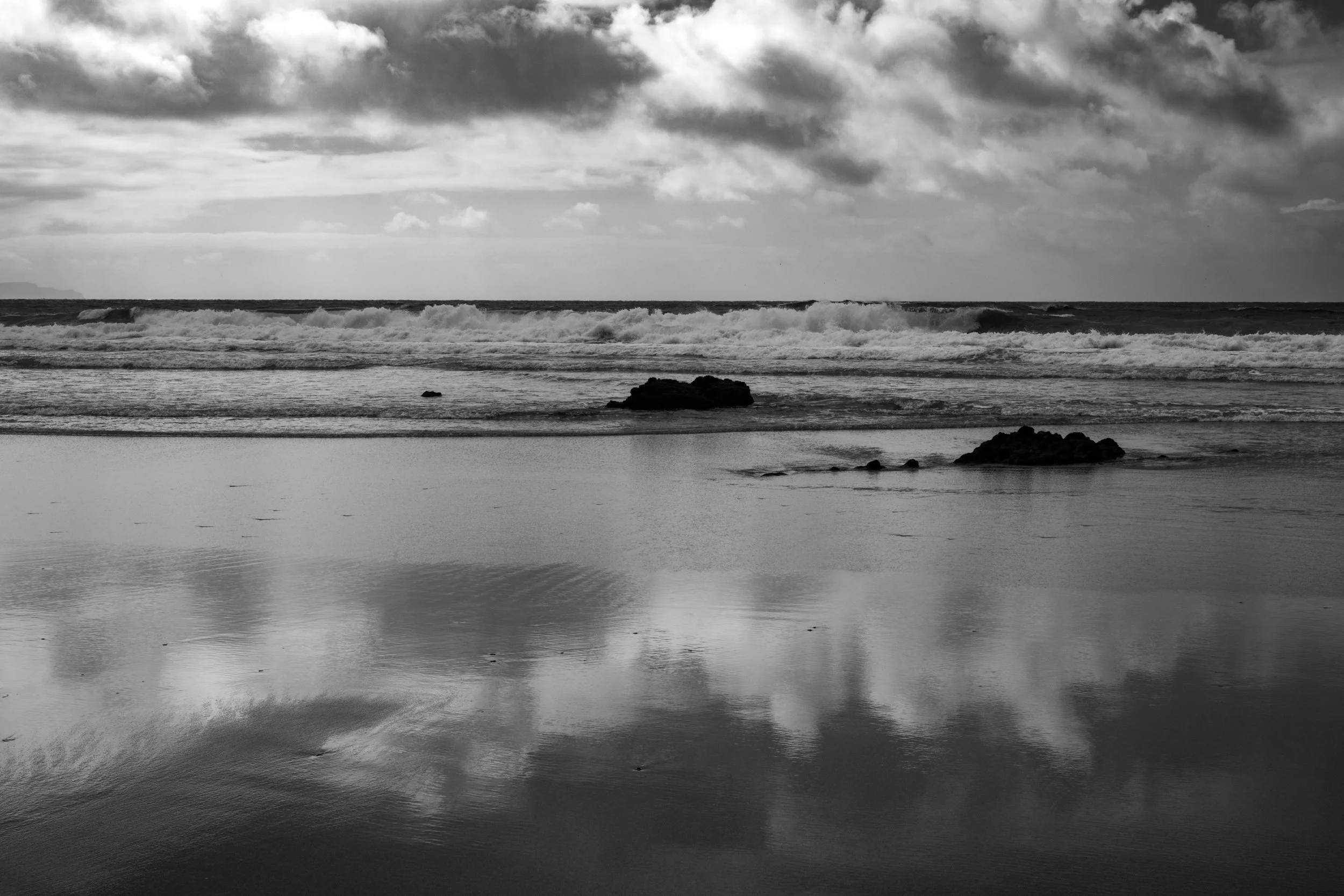 Cloud Reflection 2 - Coumeenoole Beach