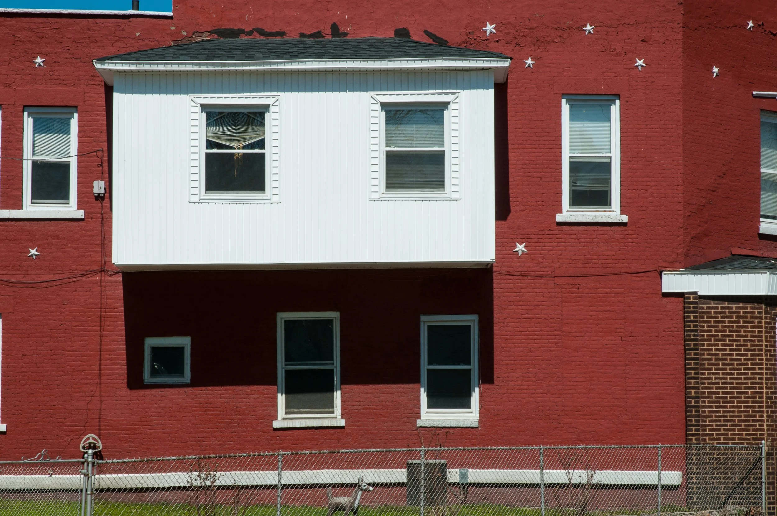 Red and White Windows