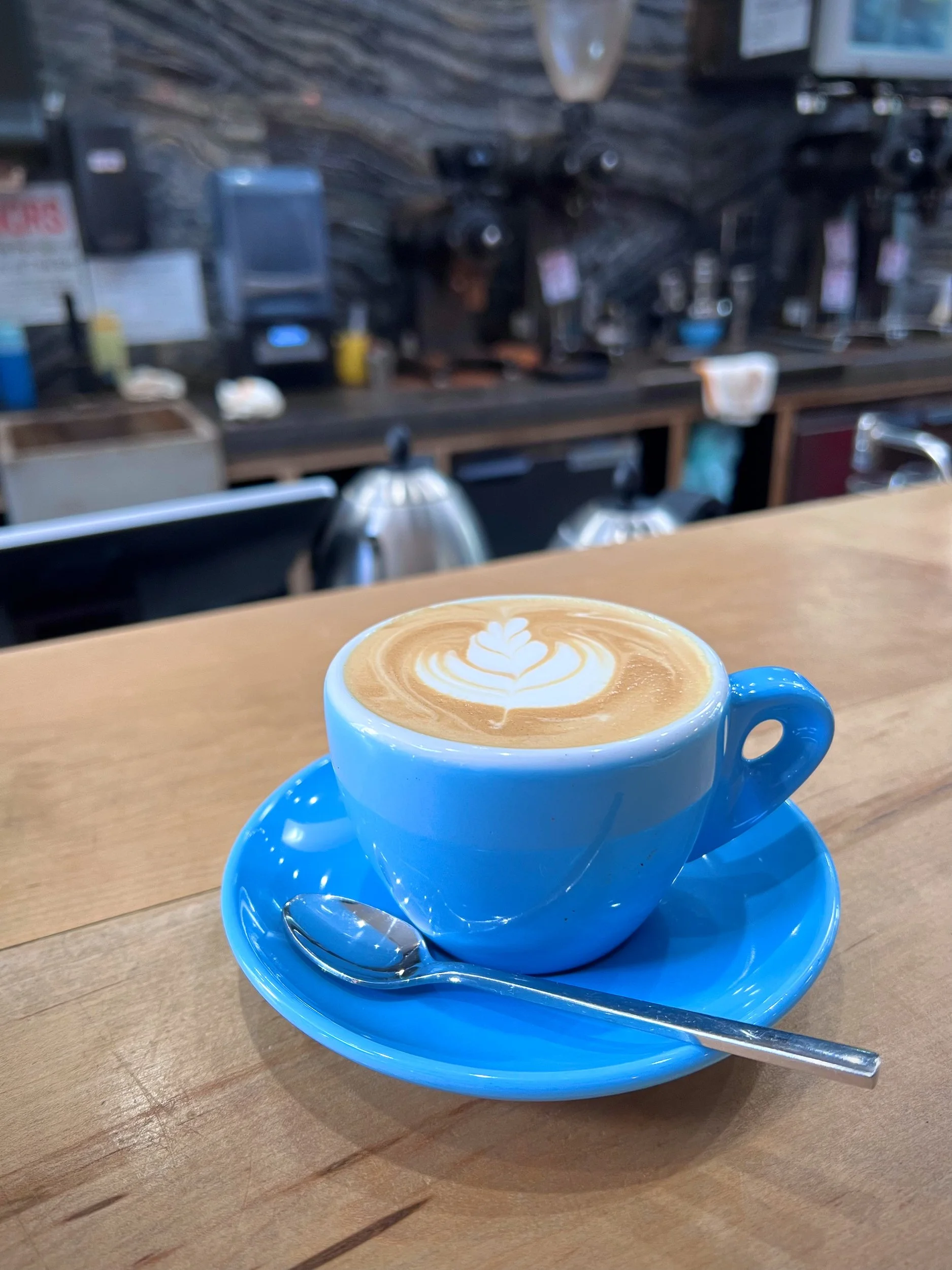 Blue Cup Flat White