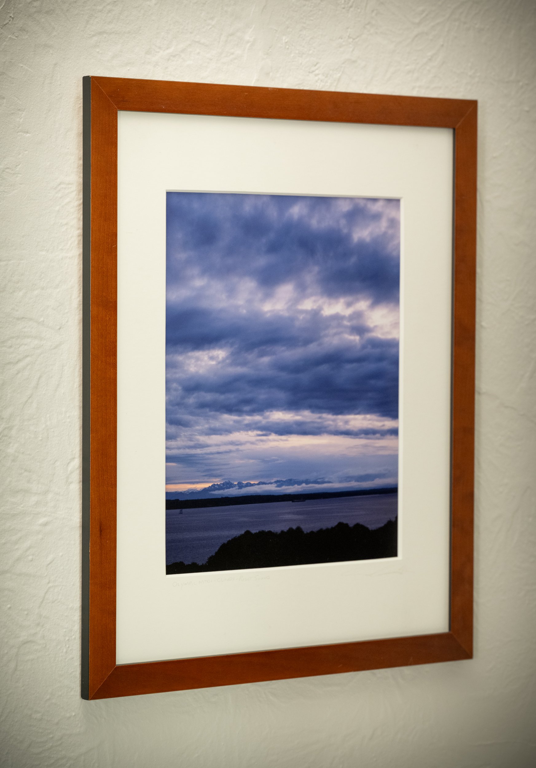 Framed Print:  Puget Sound Clouds