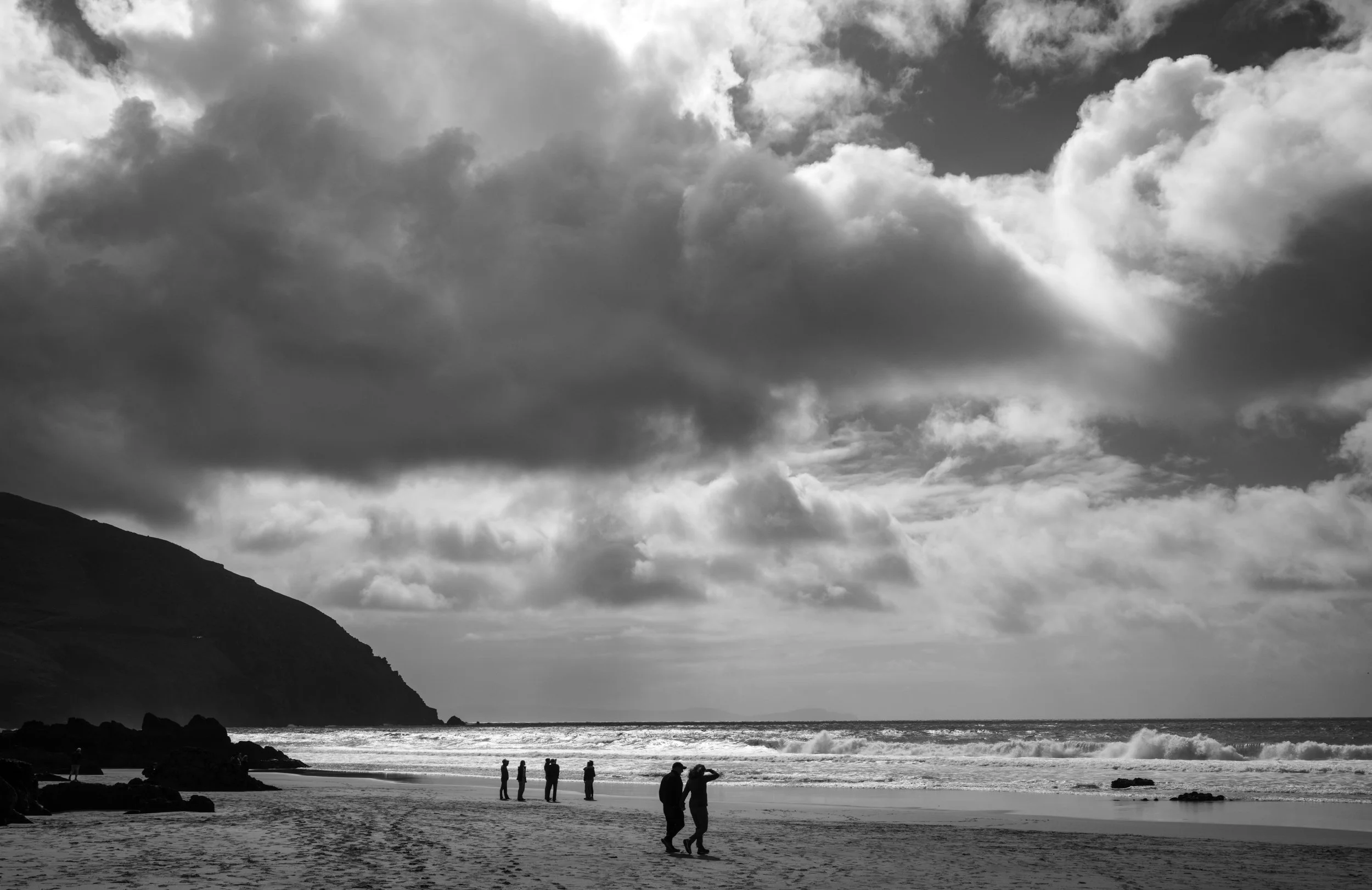 Beach Goers- Coumeenoole Beach
