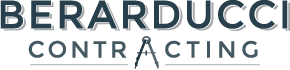 Logo for Berarducci Contracting with the company name in blue and black text.