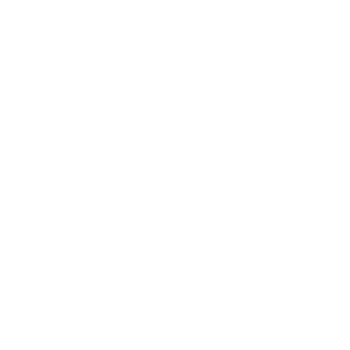 White heart shape on black background.