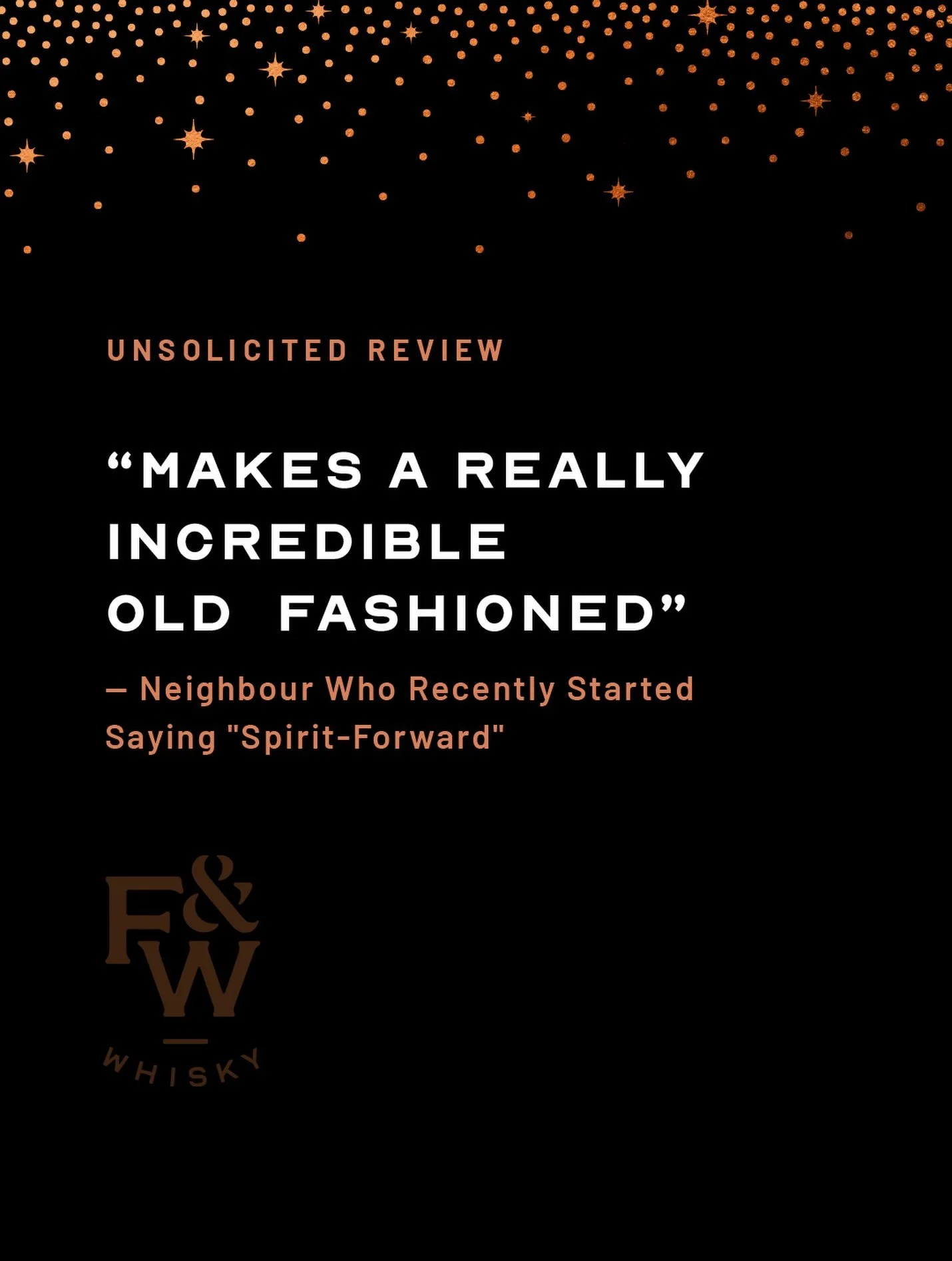 A completely unsolicited opinion from someone you definitely know.

#UnsolicitedReview #FarAndWideWhisky #CanadianWhisky #WhiskyHumour #WeCheersToThee