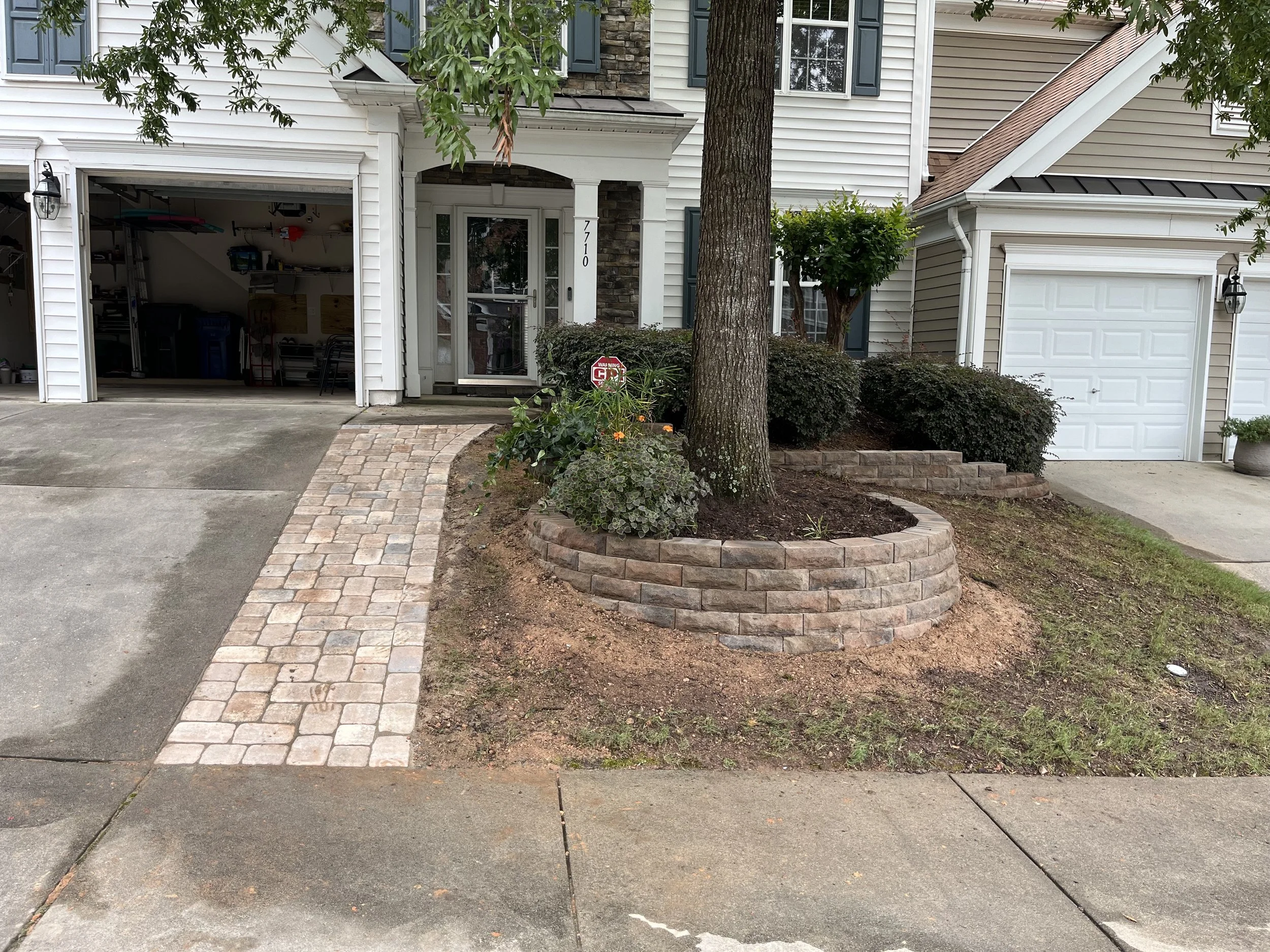 paver driveway extension 