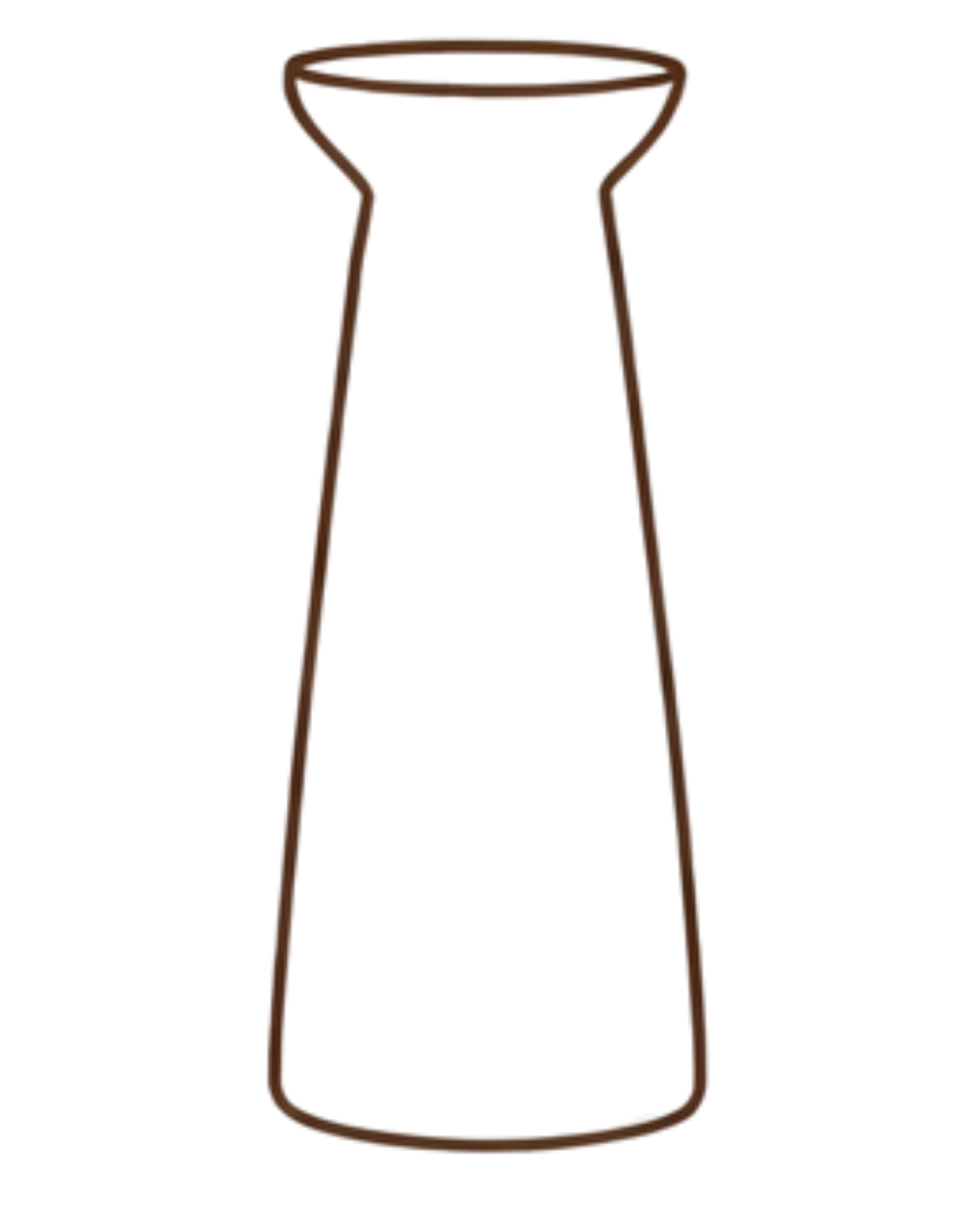 Afbeelding van een potlood met een houten handvat en een metalen punt.