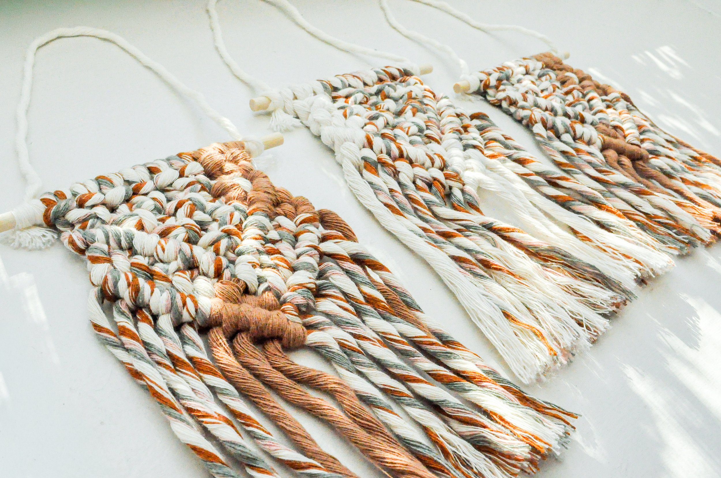 Mini Macrame Fringe Wall Hanging