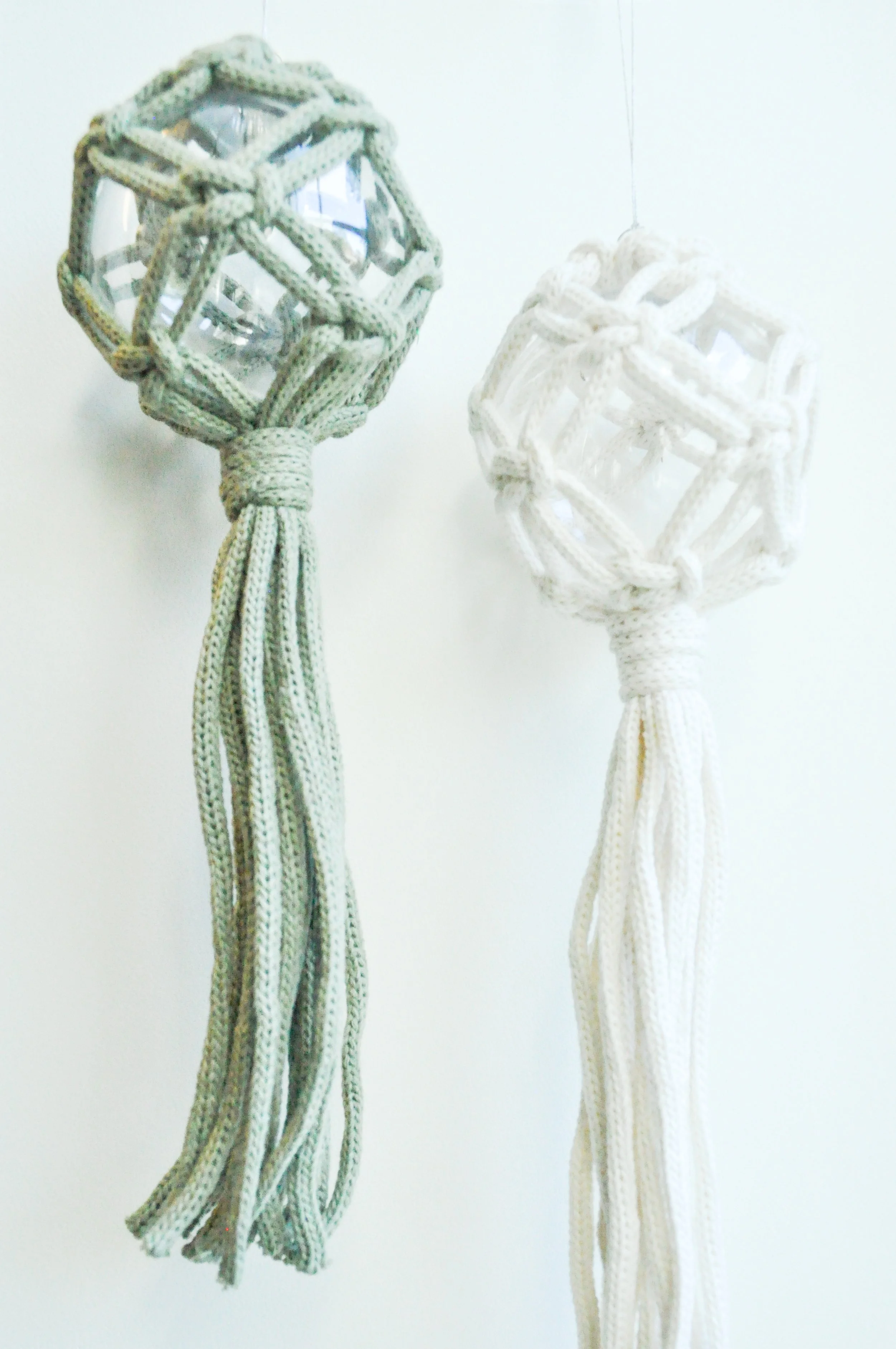 Boho Macrame Ball Ornament