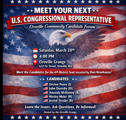 Oroville Community Candidate Forum, March 28, 4pm