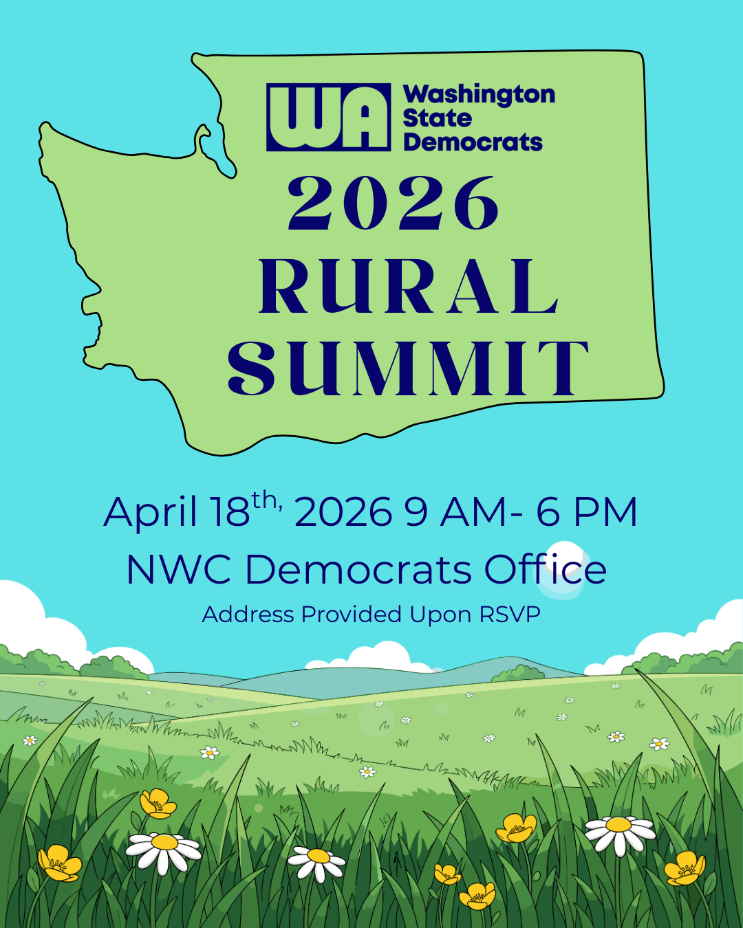 2026 Rural Summit in Wenatchee, April 18 — Okanogan County Democrats