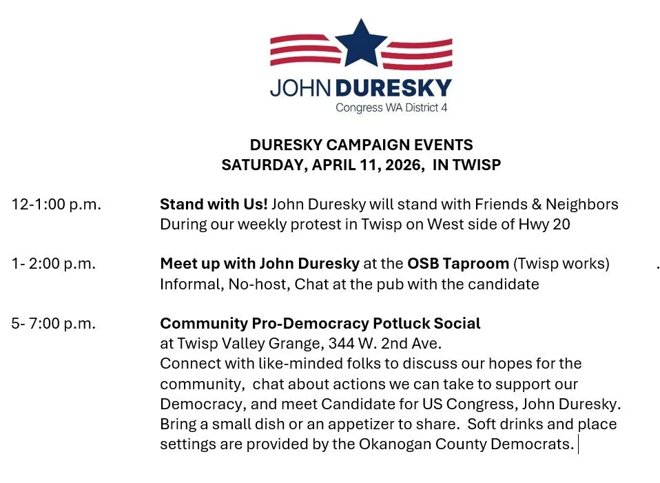 Duresky Campaign Events, April 11