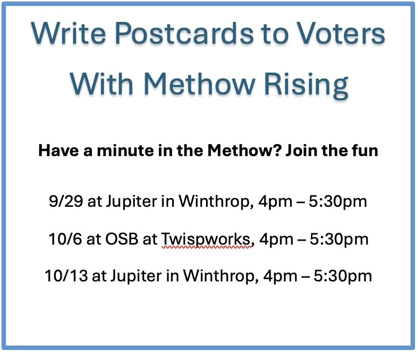 Postcards to Voters with Methow Rising