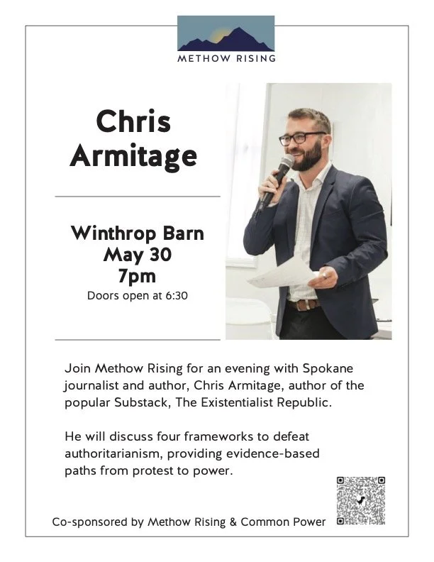 Journalist Chris Armitage at Winthrop Barn