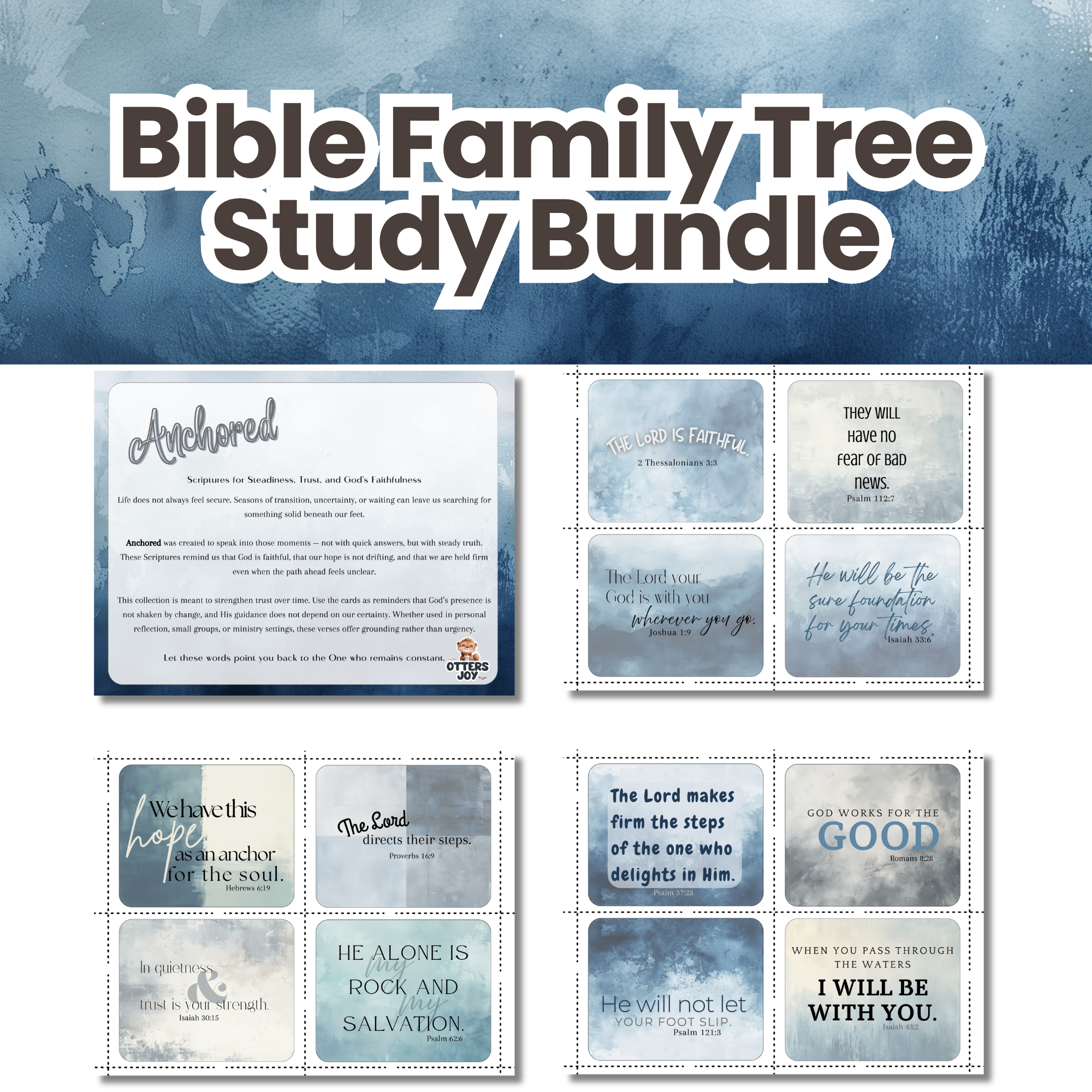 Christian devotional card bundle with inspirational Bible verses for everyday use