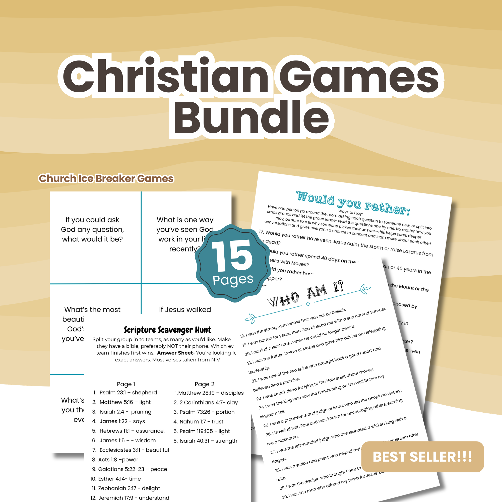 Christian trivia games printable for Bible learning and interactive fun