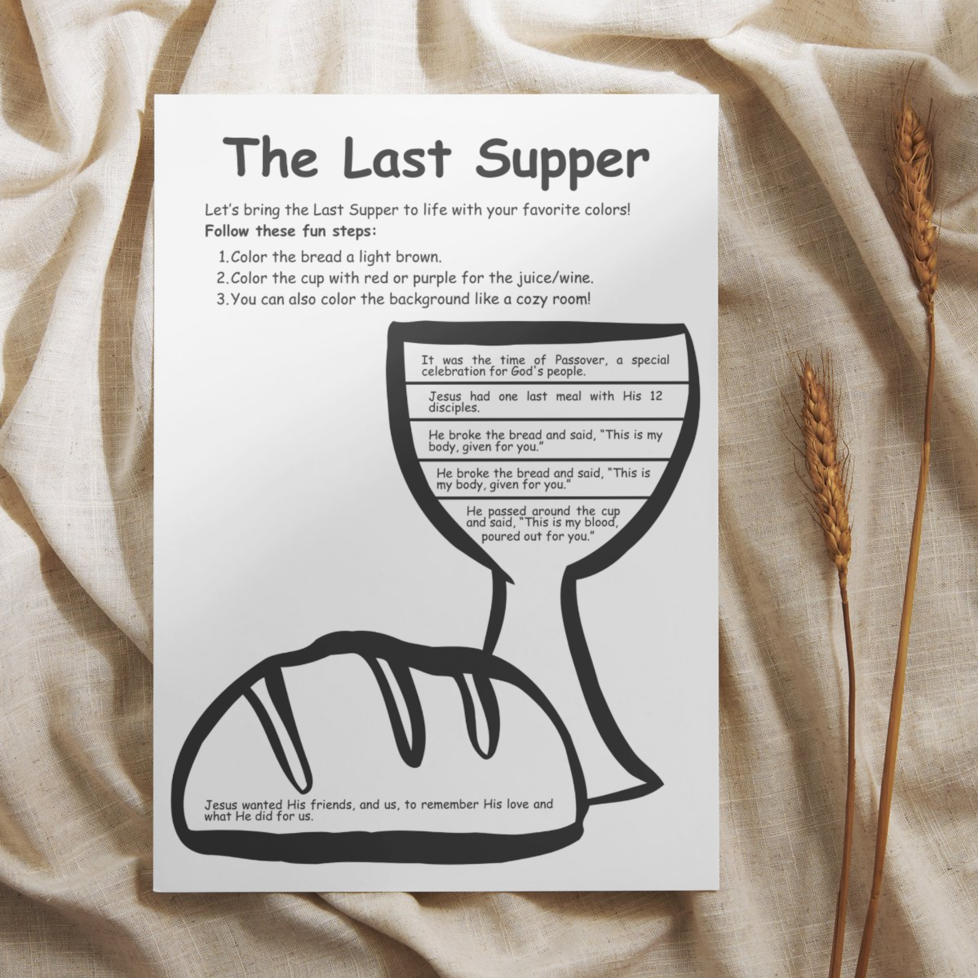 Christian kids activity bundle with coloring pages and interactive Bible lessons