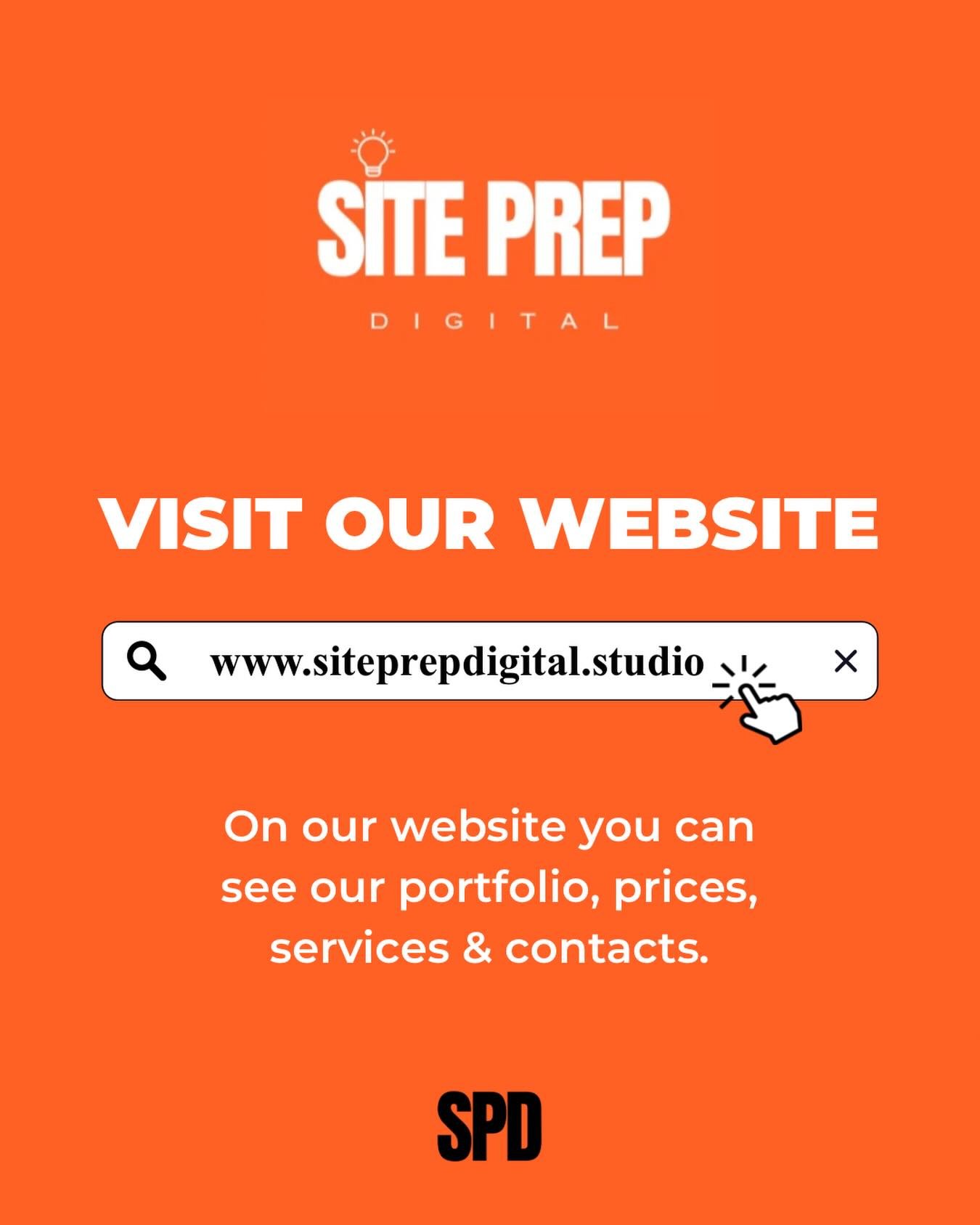 💻 We&rsquo;re working on a few new projects! Visit our website to see our collection of previous websites that we have created.

Link in Bio 🔗 www.siteprepdigital.studio ⚡️