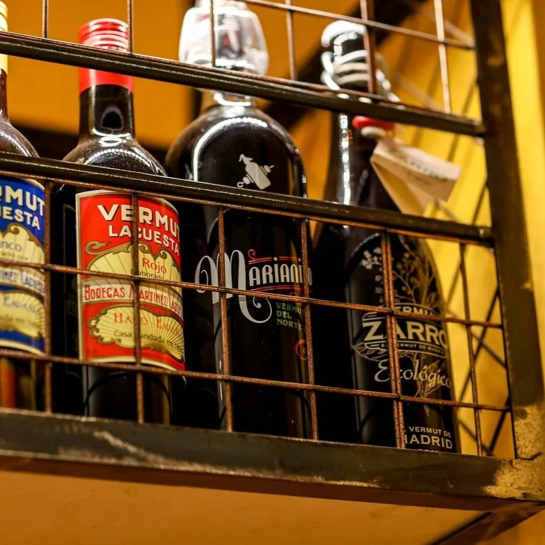 VERMOUTH -
The epitome of Spanish fortified wines, ranging from light, floral and zesty to deep, rich, spicy and warming. We strongly believe that we have a Vermouth for every palate out there, so why not stop by and test our theory?

