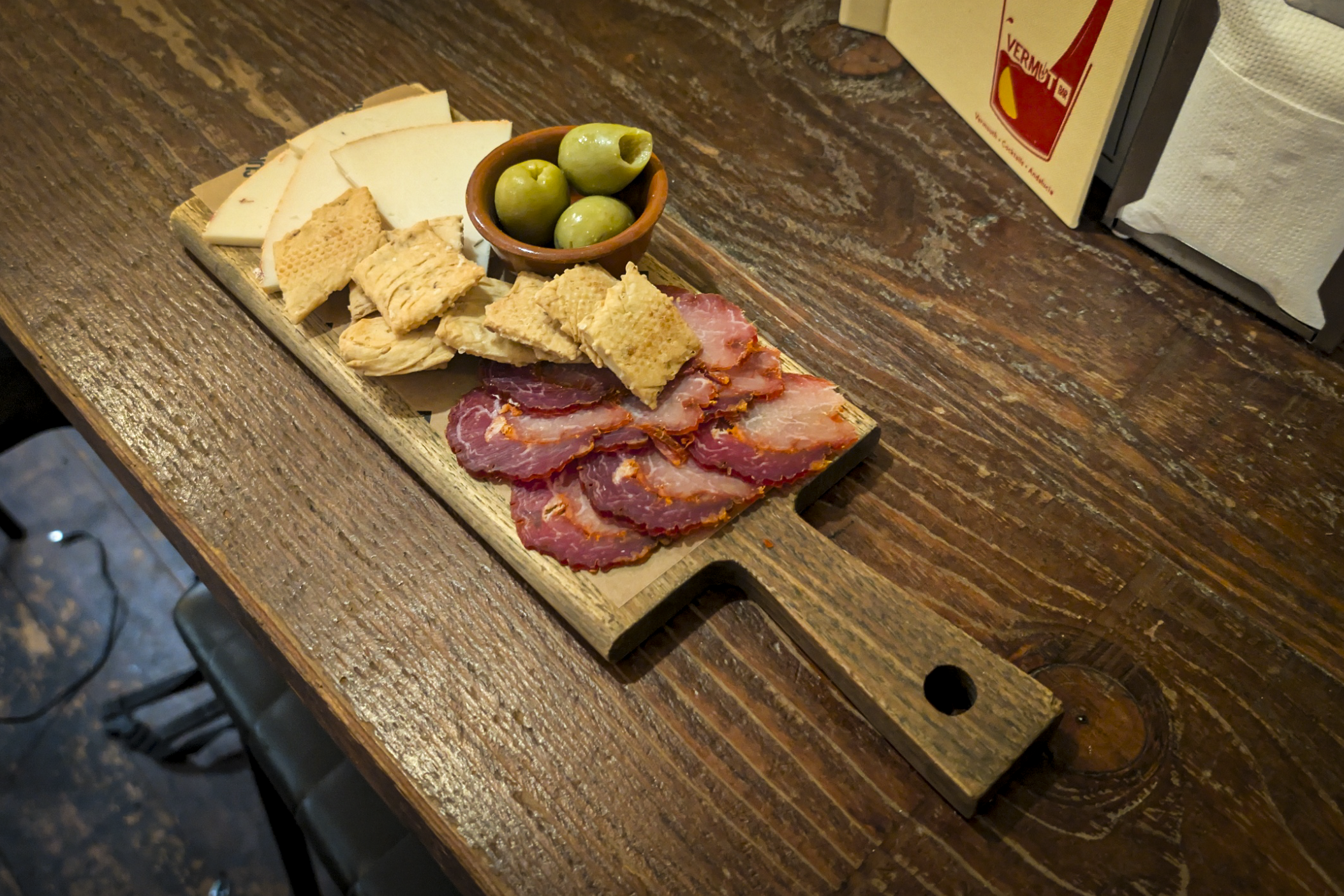 Charcuteria - We offer an ever changing selection of the finest Spanish meats and cheeses as selections of 1, 2 or 4 options.
