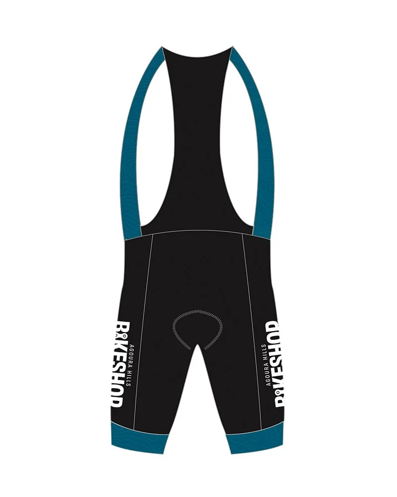 Agoura Hills Bikeshop Launch edition bib shorts w/ pockets