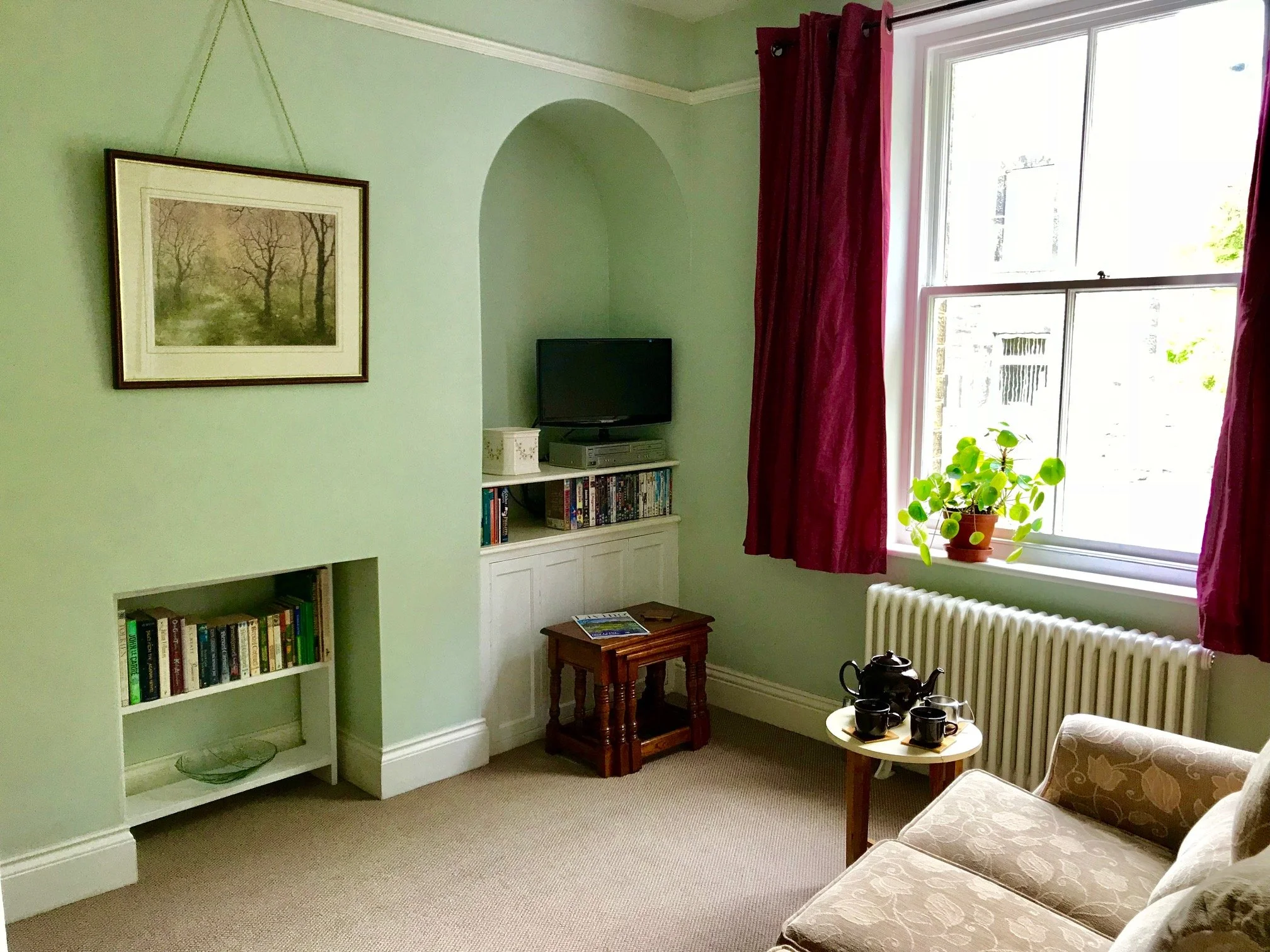 The cosy sitting room