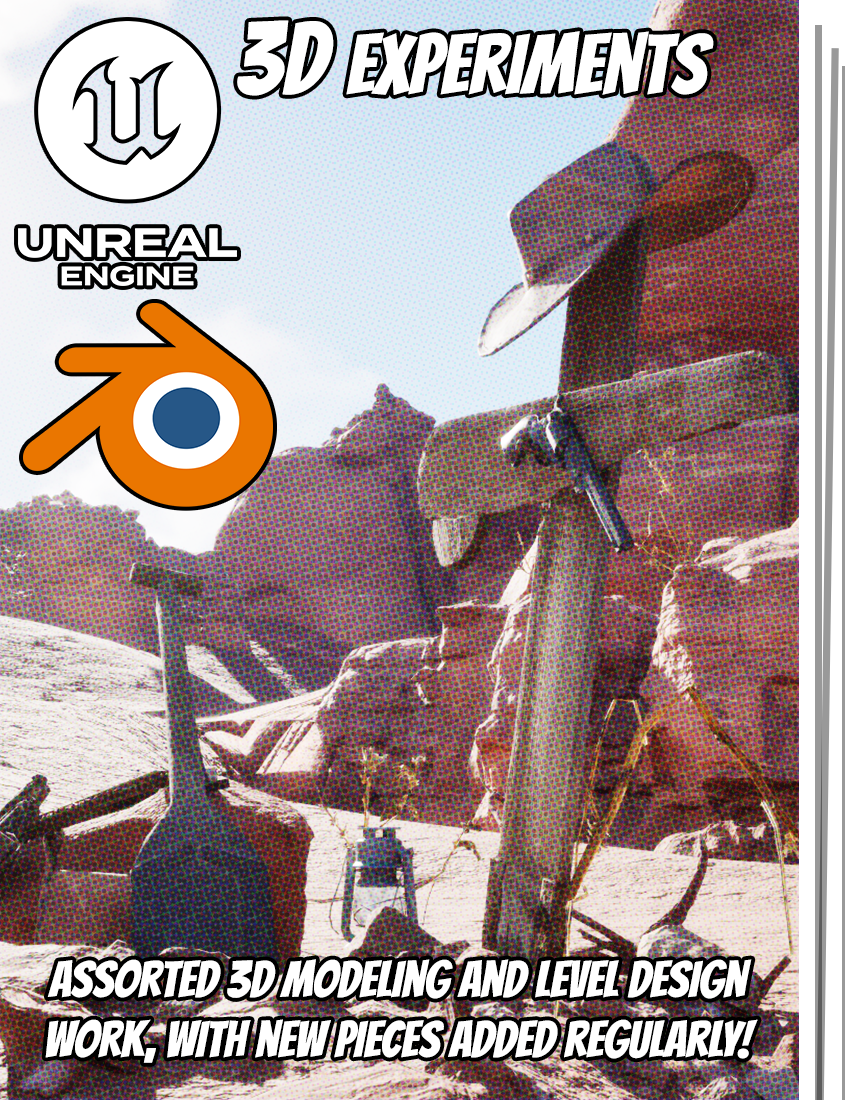 3D Unreal/Blender Experiments