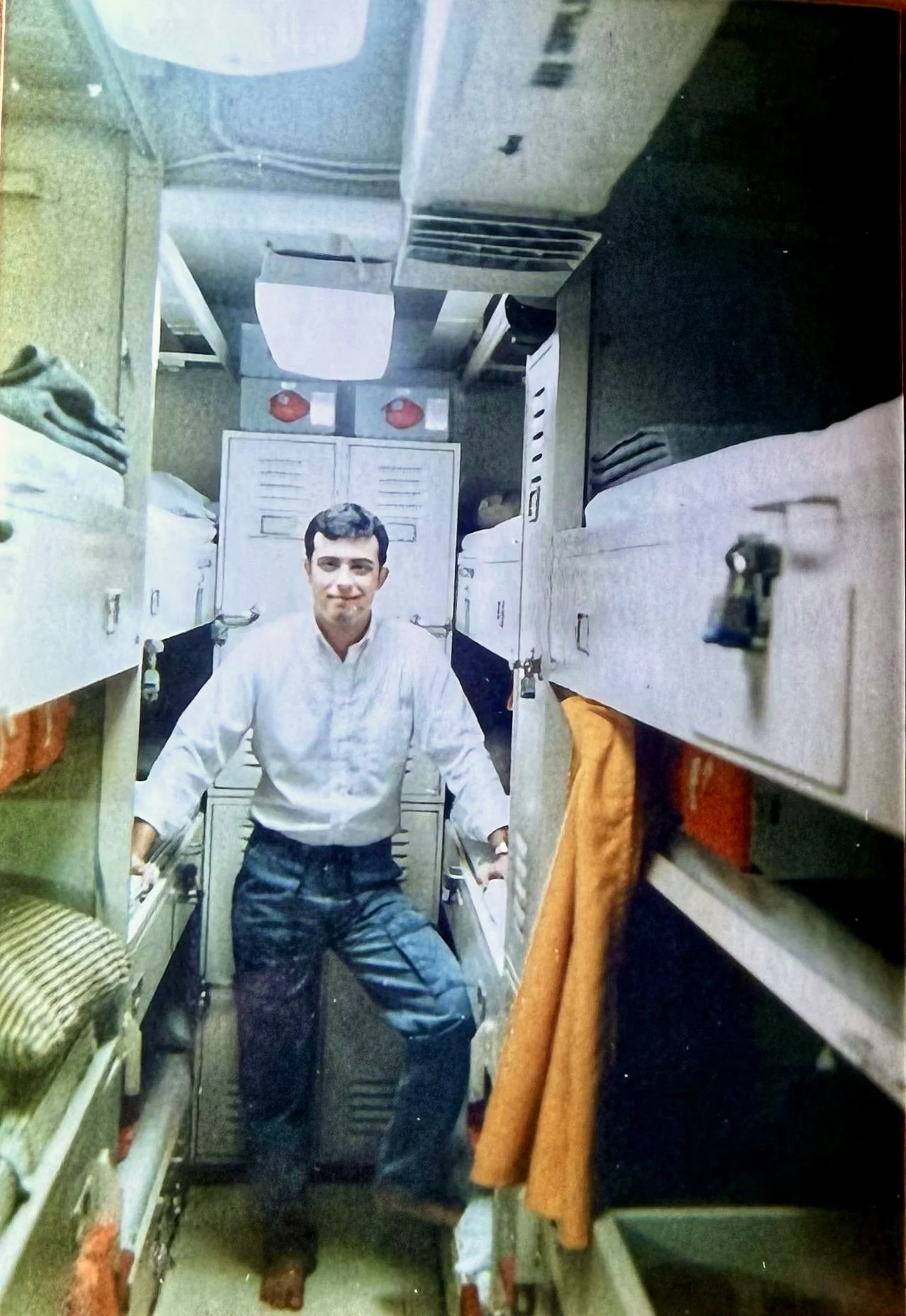 Mike's rack (aka bunk) was the lower left one