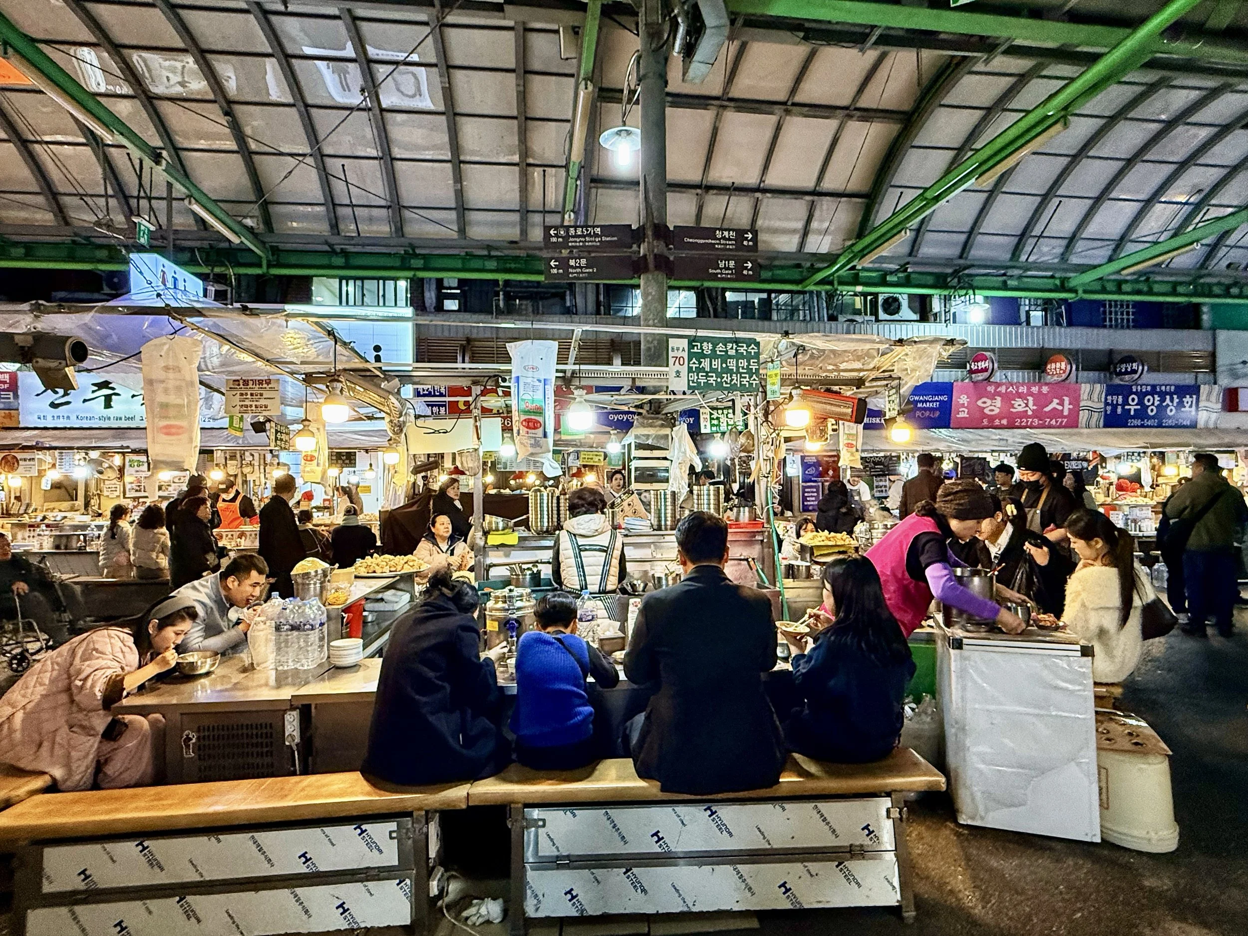 Knife-cut noodles and dumplings stand