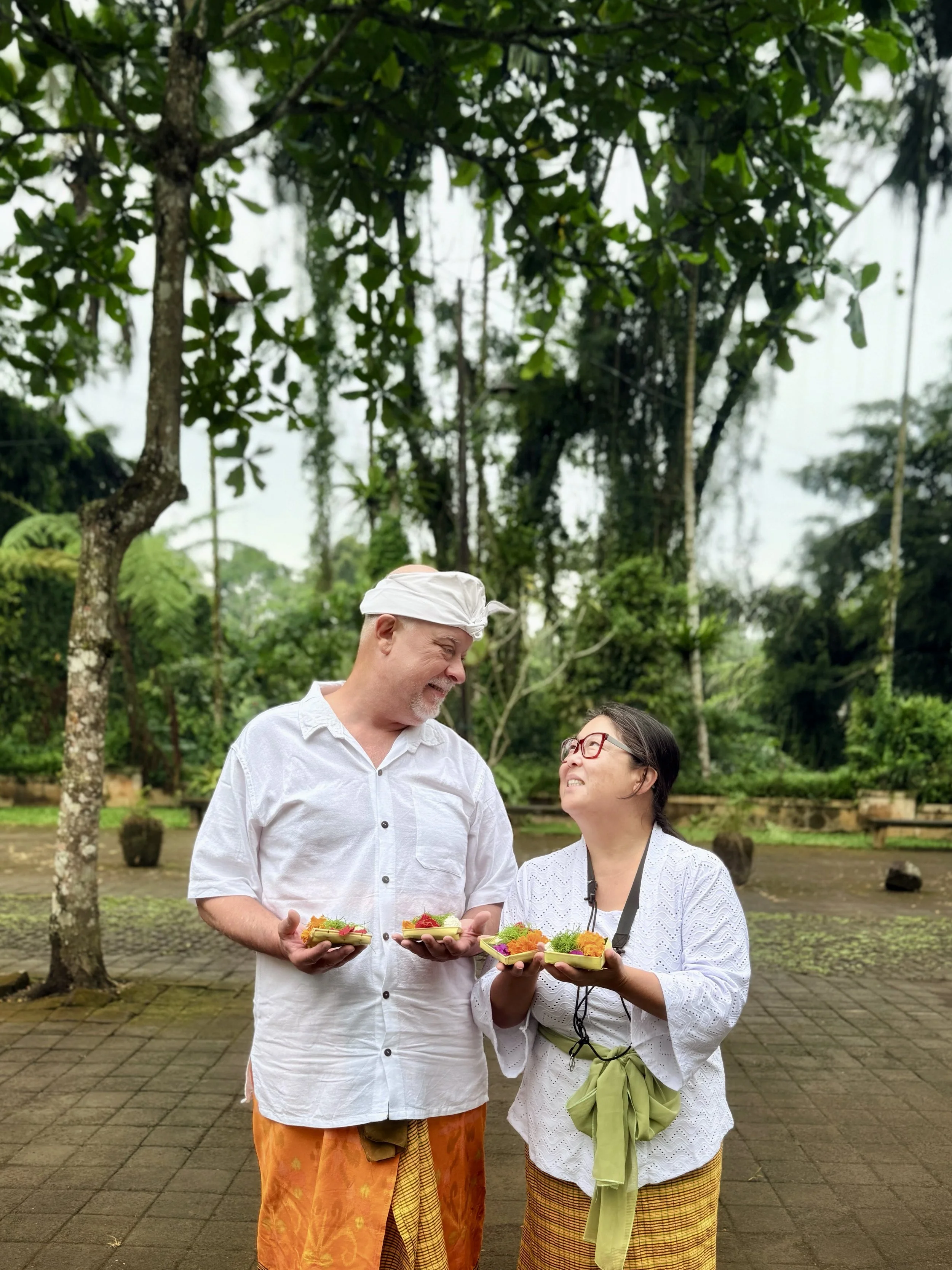 Melukat Ceremony at Pura Mengening, a Balinese Water Temple
