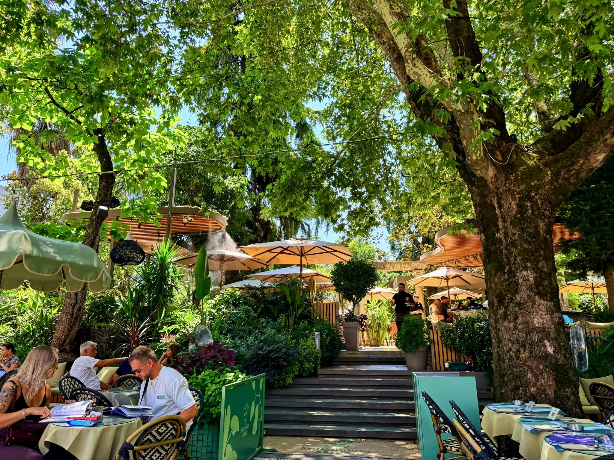 A shady break spot, Millennium Garden