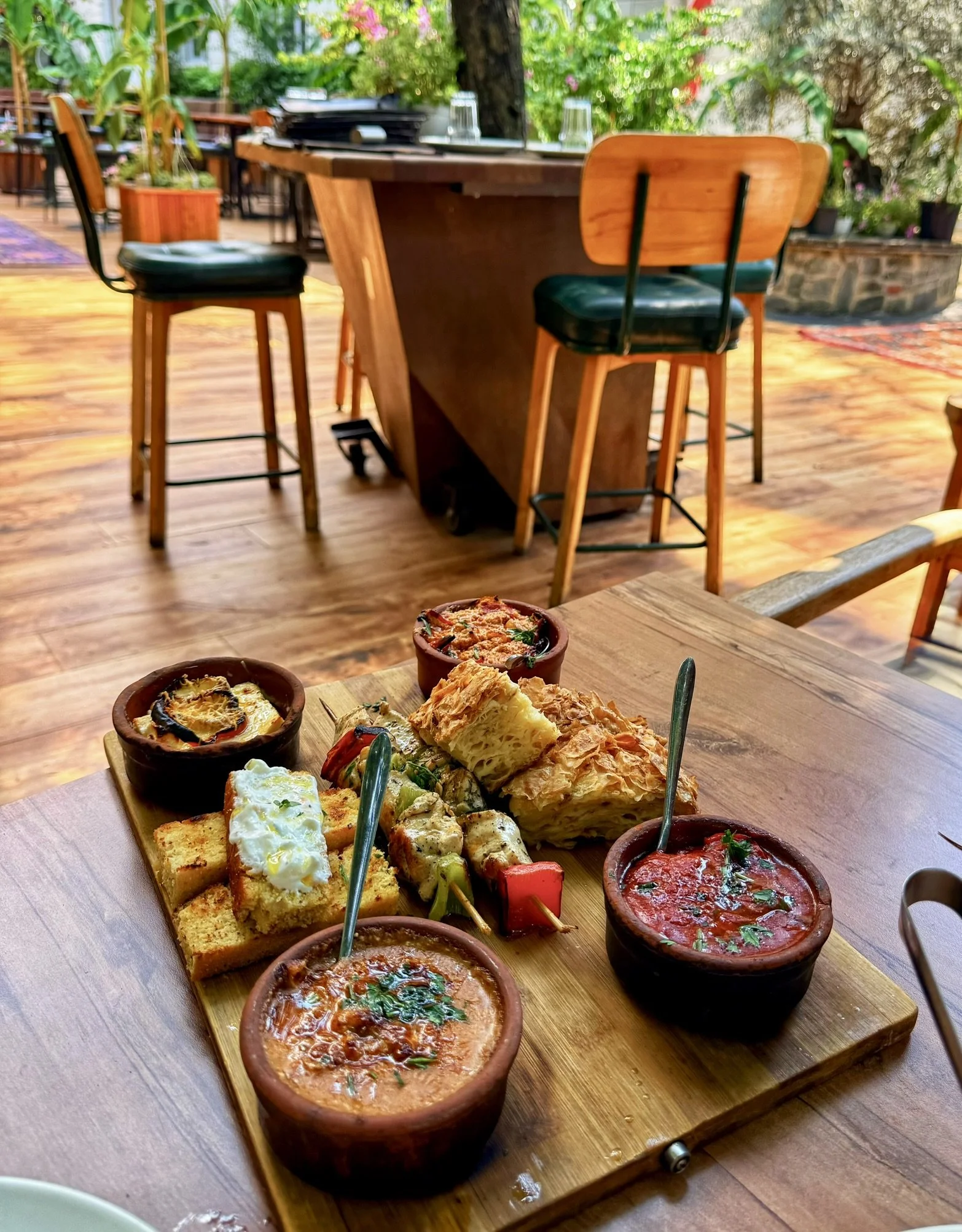 Sampler of Albanian cuisine