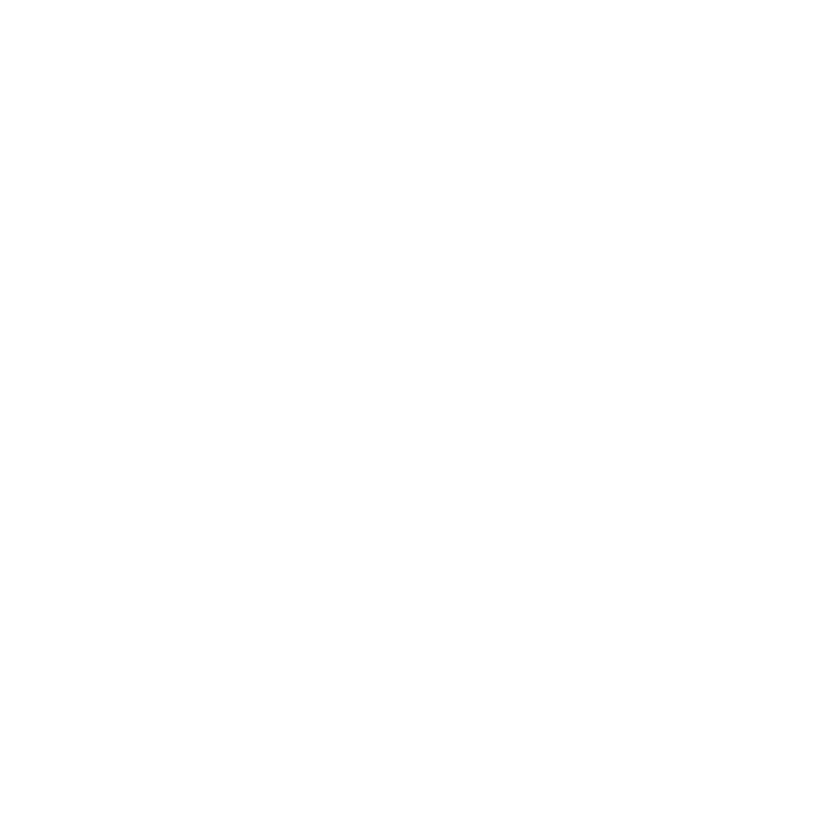 Black background with white concentric semicircles and a white circle at the top center.