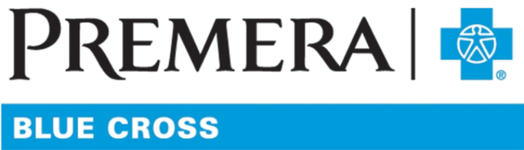 Logo of Premier Blue Cross with the words 'PREMIER' and 'BLUE CROSS' and a blue cross symbol.