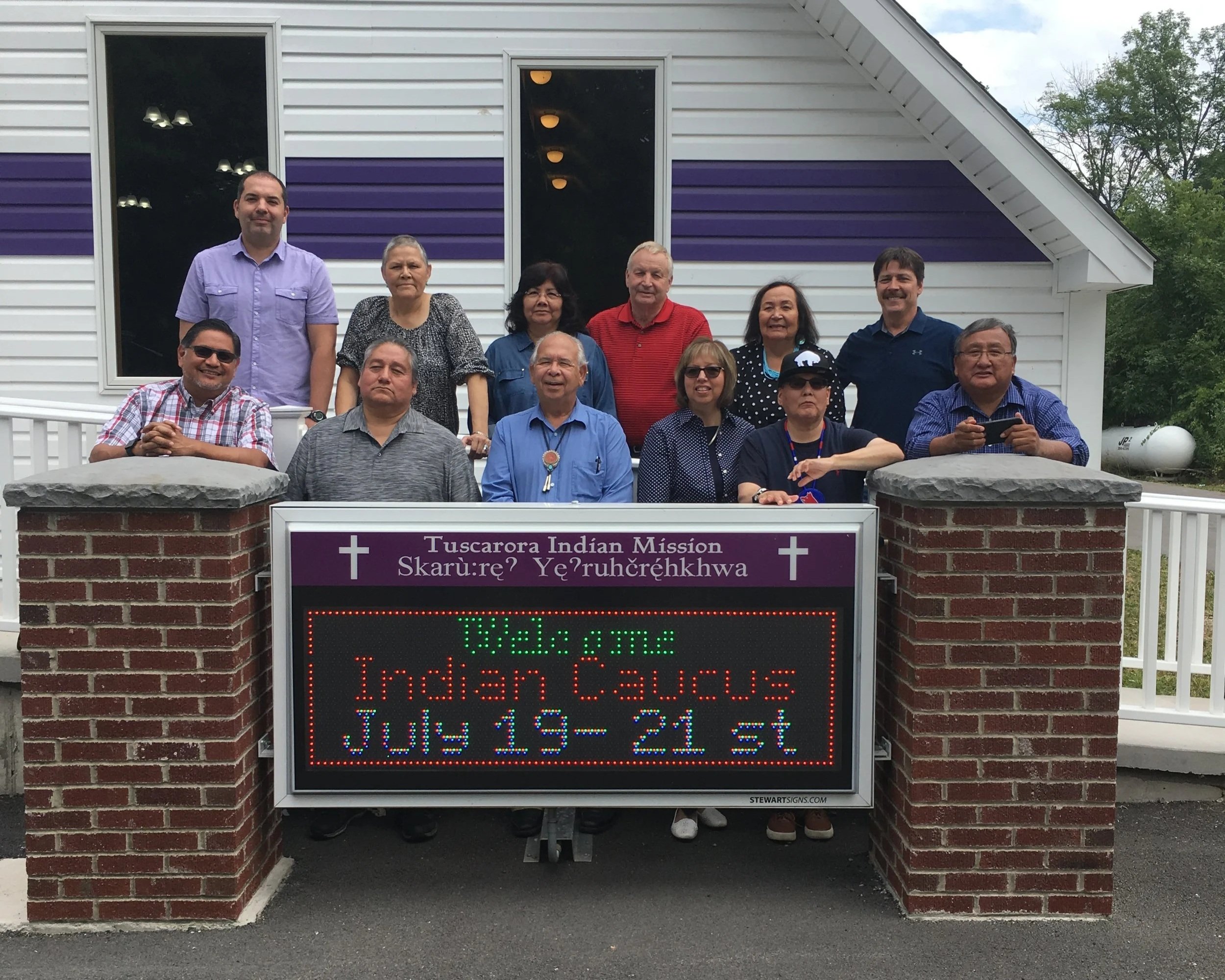 Indian Caucus at the Tuscarora Indian Mission