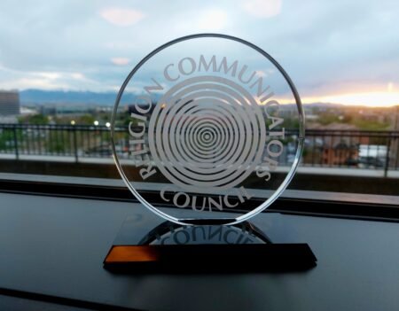 Photo of DeRose-Hinkhouse Memorial Award from 2025