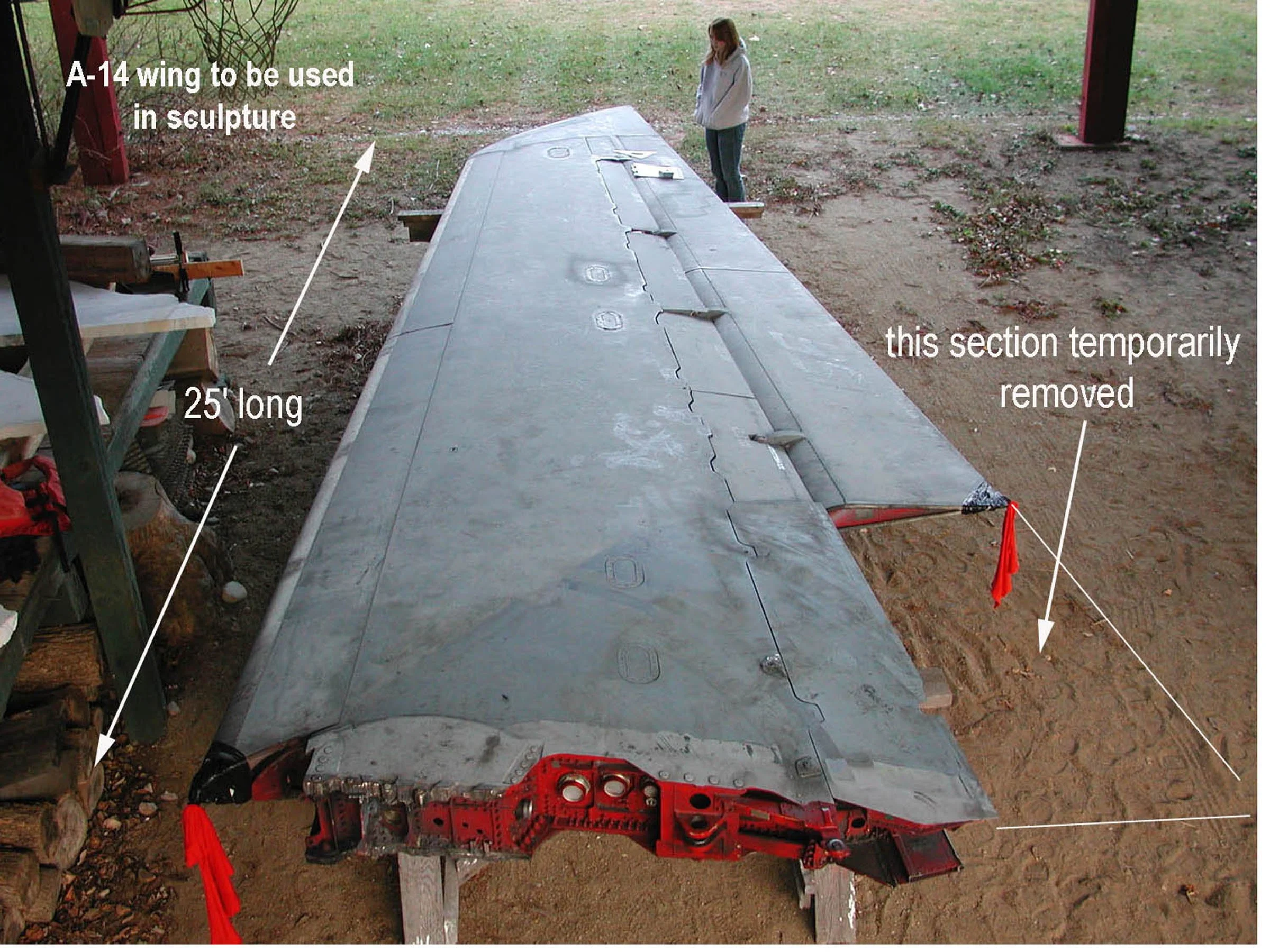 F-14 wing before fabrication