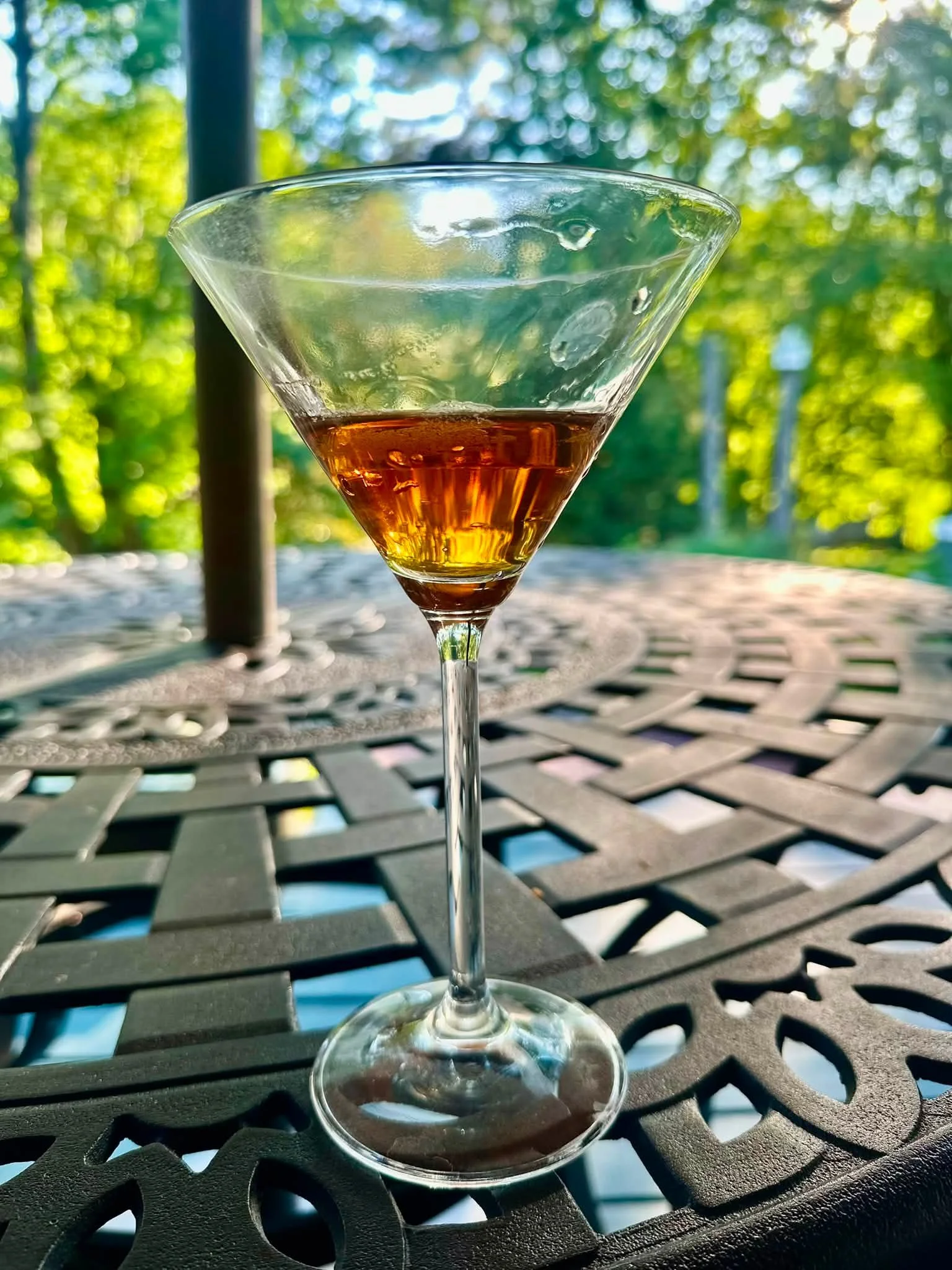 A little bit of 5 o&rsquo;clock fun&hellip; on the deck, surveying the sculpture grounds.