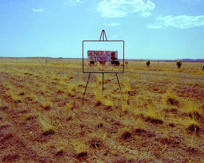 "General Store Easel landscape", near Steamboat Springs, CO, 1979