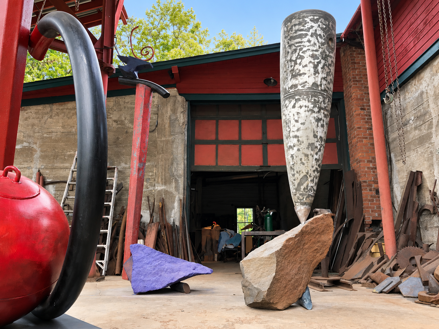 Wells studio 2018 just after fabrication