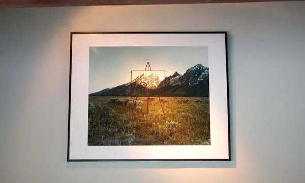photo size 24 x30"

Framing and matting designed to emphasize the frame within a frame within a frame

All proportions are the standard 8x10 ratio.