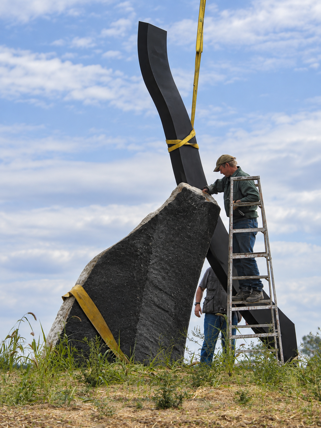 Installation _ JVA on ladder