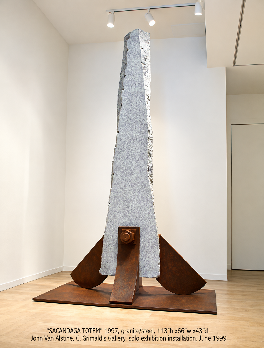 1999 installation at Grimaldis Gallery, Baltimore, MD