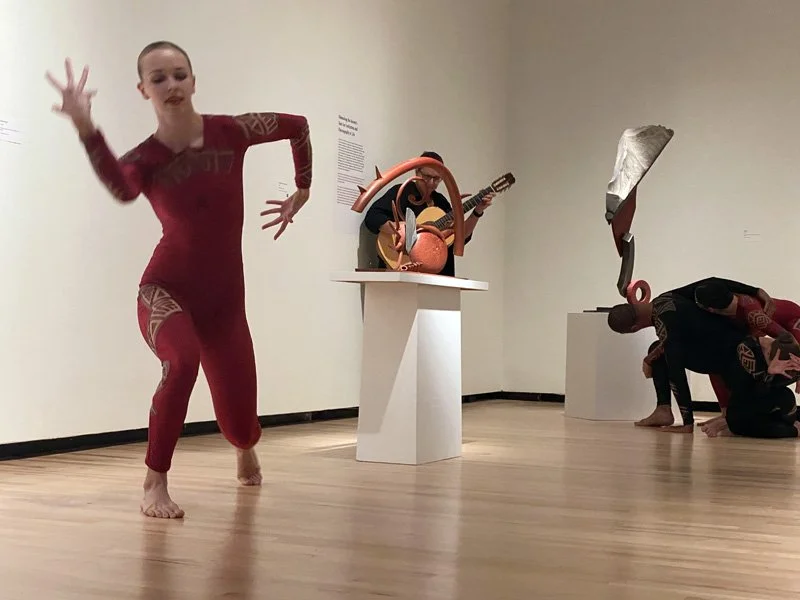 Ellen Sinopoli Dancers with flamenco guitarist Maria Zemantauski,  https://mariazguitar.com/ 