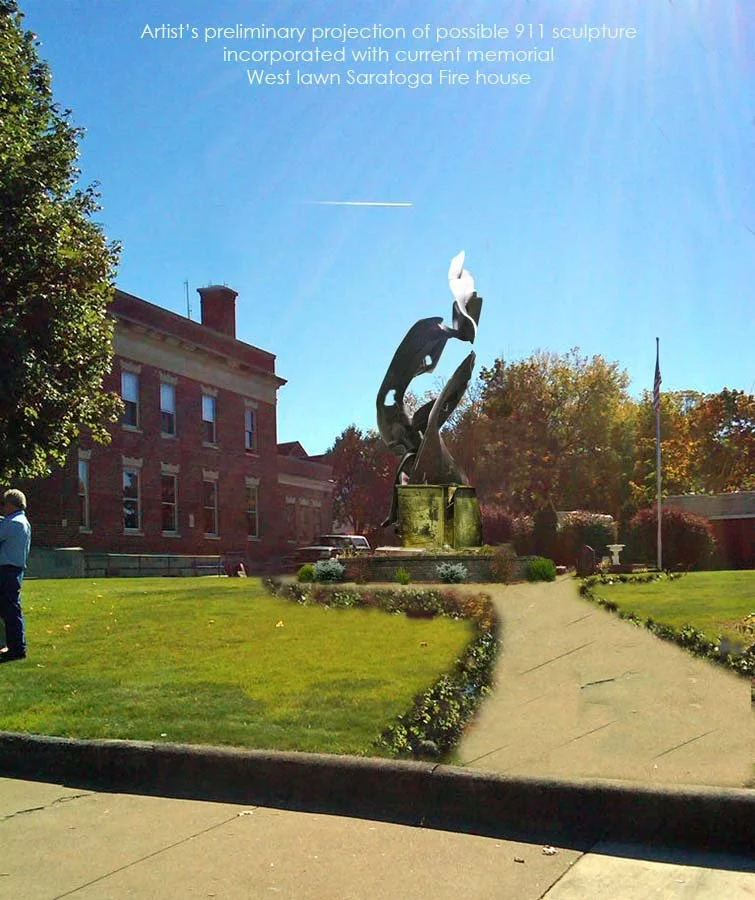 West lawn - Saratoga Fire House