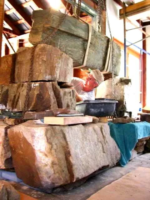 Hoisting stones