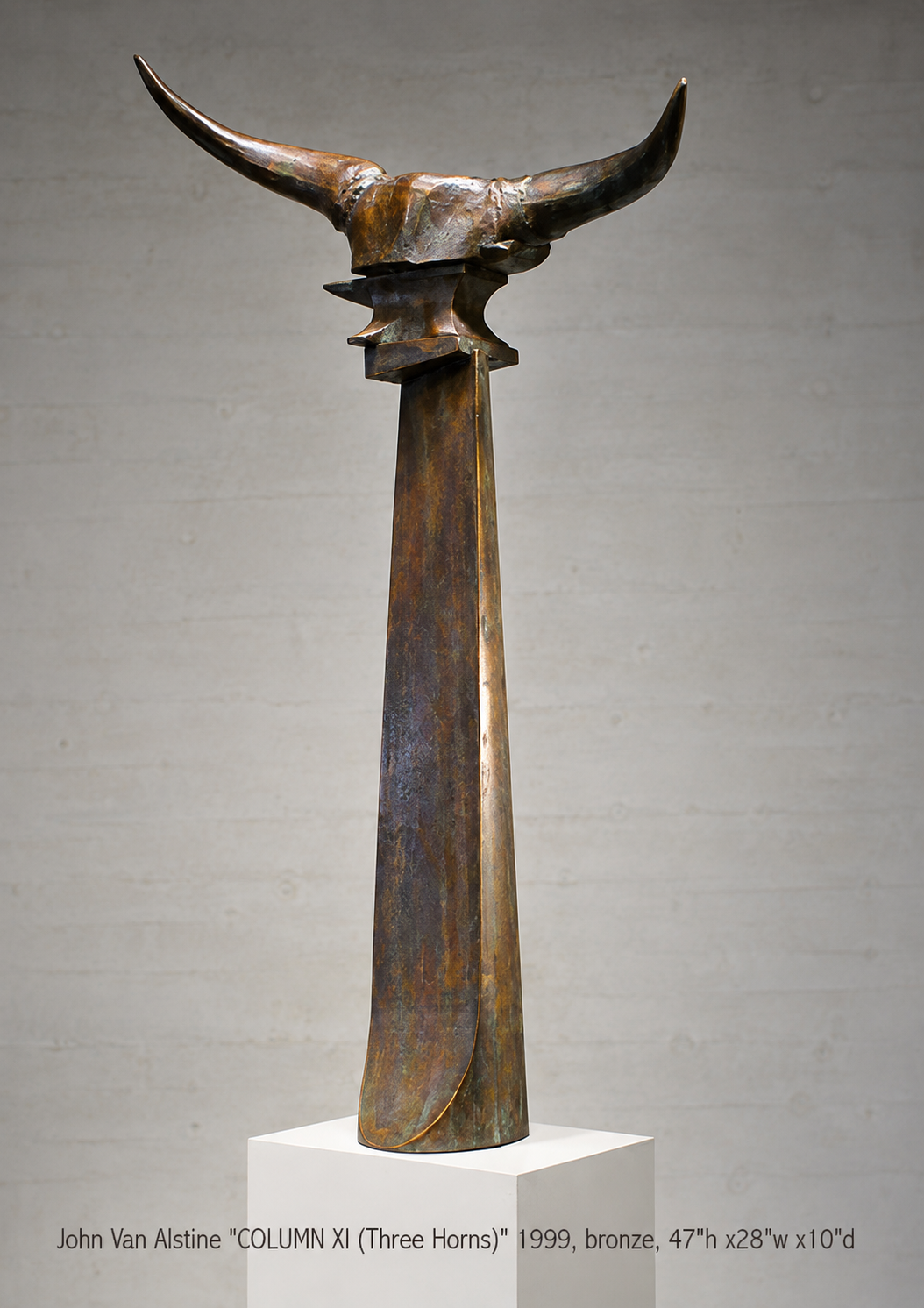 Column XI (Three Horns) (S-99-29)