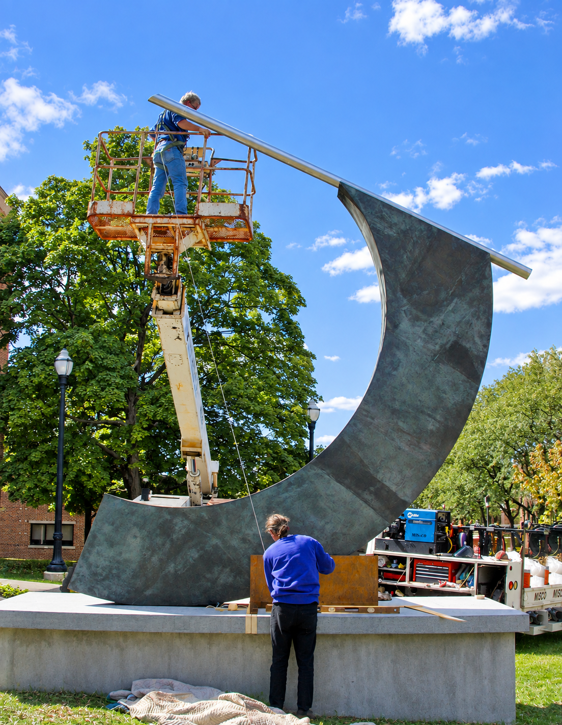 marking the solstice angles for marking bar installation