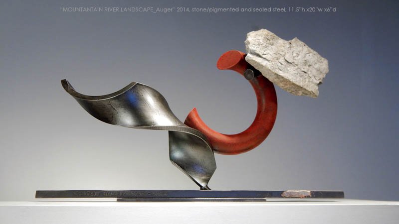 Mountain River Landscape - Auger  (T-14-07)