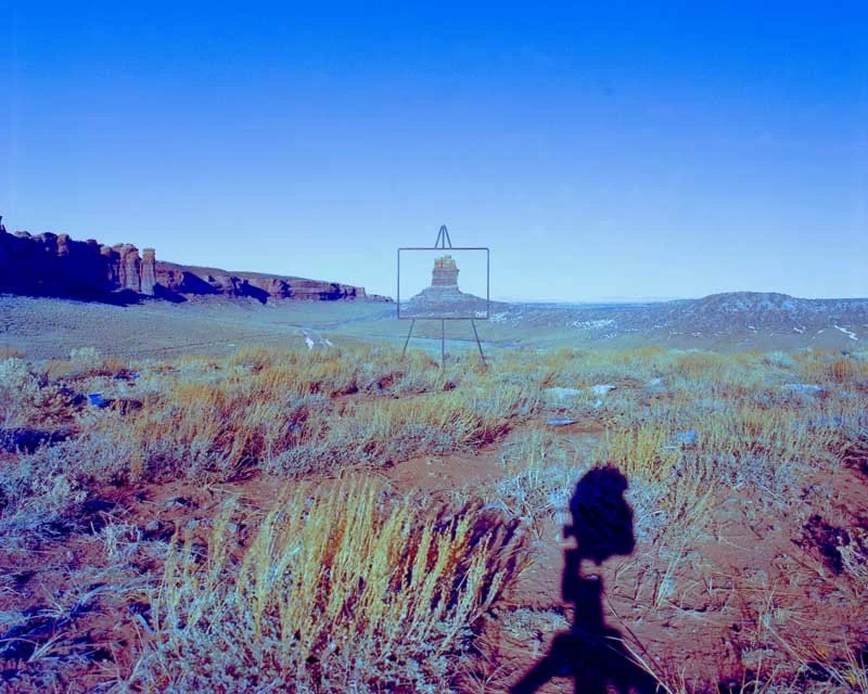 "Colorado Easel Landscape with Shadow", Northern Colorado, 1979