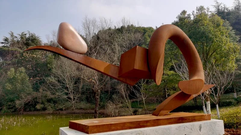 Installed 2022 Wuhu Sculpture Garden, Wuhu, China